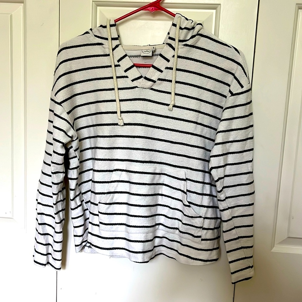 PAPER CRANE striped hoodie!